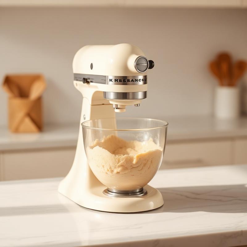 Stand mixer on a kitchen counter